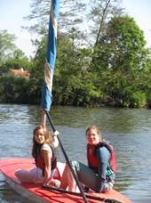 Scouts sailing