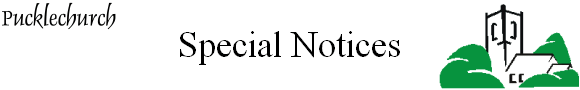 Special Notices
