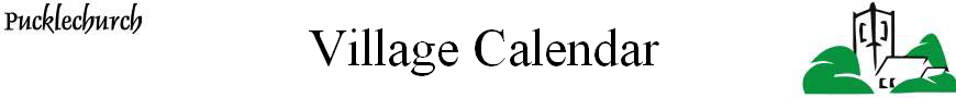  Village Calendar