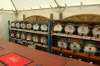 Line up of beers