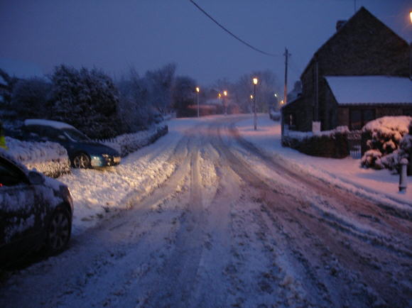 Early morning snow