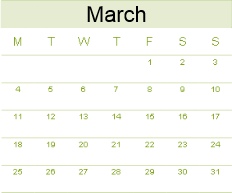 March